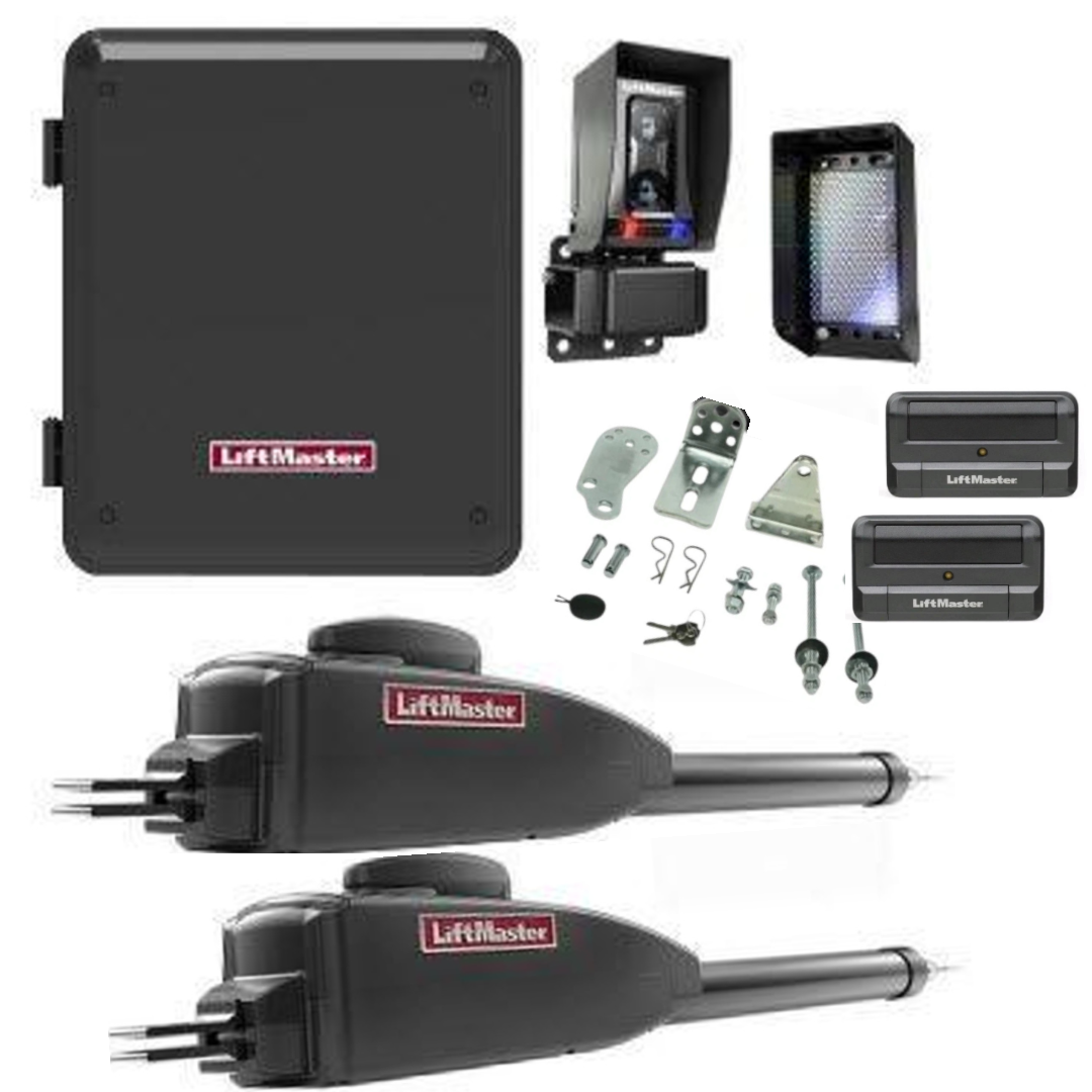 Lift Master Remote Gate Controllers LiftMaster LA400PKGUL-DUAL Swing Gate Opener Kit w/ 2 Remotes - NEW | eBay