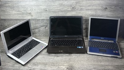 Lot Of 3 Dell Windows XP Inspiron Laptops **Untested