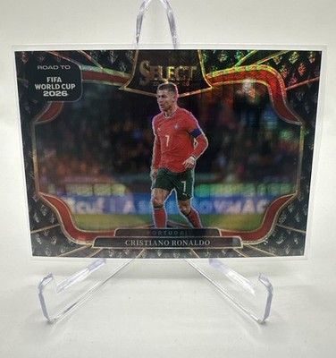 2025-26 Select FIFA World Cup Cristiano Ronaldo Black Dragon Scale Prizm 1/1