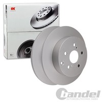 2X NK Bremsscheiben 297Mm Voll Hinten Passend FÜR Toyota Verso | 3145136