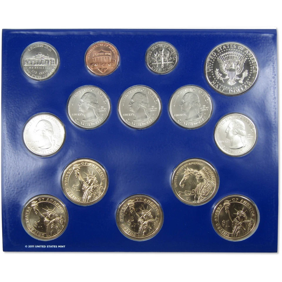 Juego de monedas 2012 sin circular embalaje del gobierno de la Casa de la Moneda de Estados Unidos certificado de autenticidad OGP Foto 3 de 4