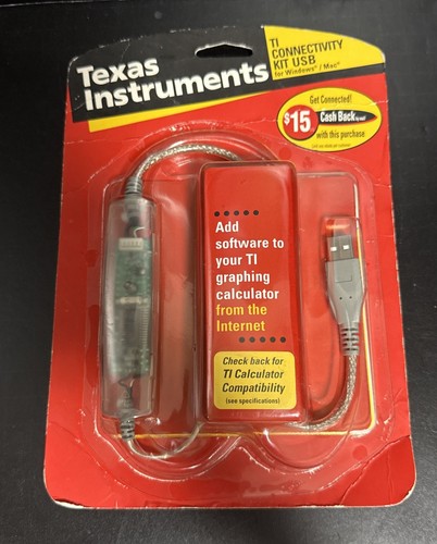 Texas Instruments Ti Graph Link Usb Texas Instruments TI Connectivity USB Ti-Graph Link USB Cable Unused ...
