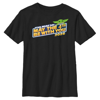 Grogu Star Wars Day May the 4th Be With You 2026 T-Shirt for Kids, Adults