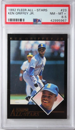 1992 Fleer Ken Griffey Jr All-Stars Card #23 PSA 8.5