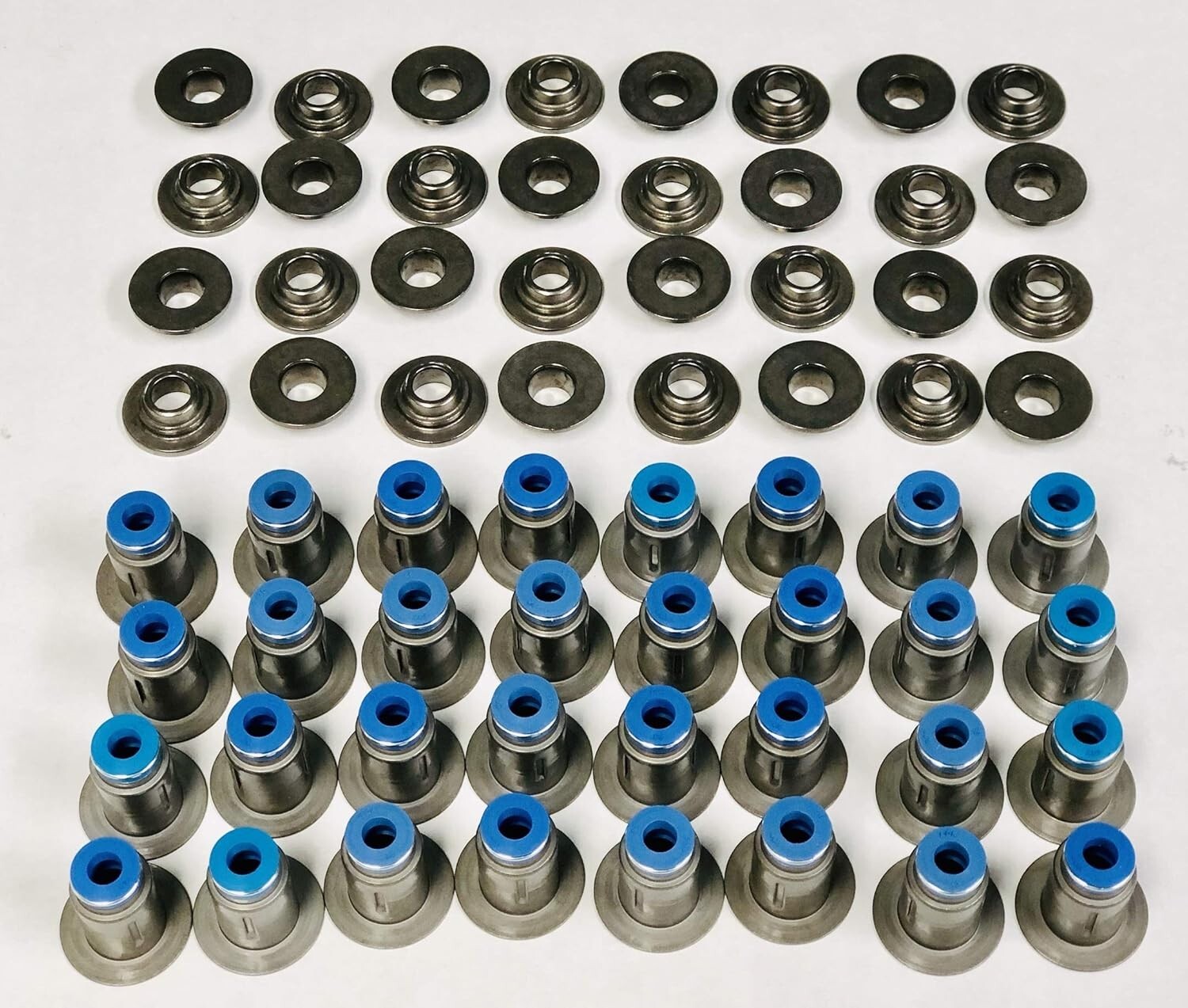 Stock Valve Springs Retainers Locks & Seals Kit Ford 6.0 6.0L 6.4 6.4L 32 Valve