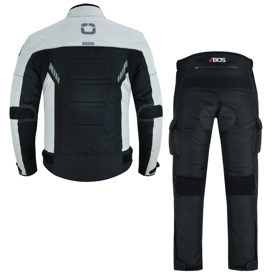 Herren Motorradkombi Biker Motorrad Textil Kombi wasserdichte Jacke und Hose - Bild 2 von 3