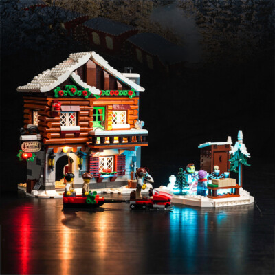 LocoLee LED Licht Kit für Lego 10325 Alpine Lodge Winter Village Beleuchtung Set