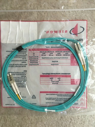 Siemon FJ2-LCLC5V-03AQ Fiber,Jmp,Dplx,XGLO,Multimode,LC,LC,OM4,50/125 ...