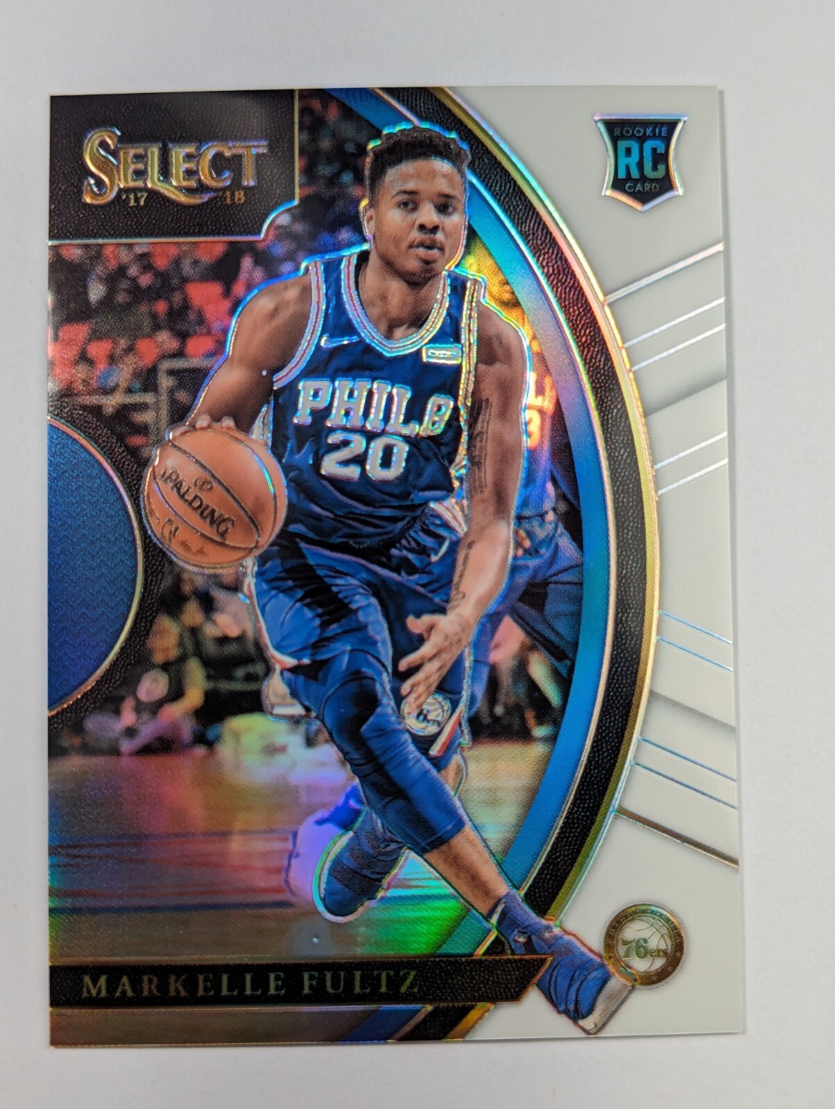 2017-18 Panini Select Concourse #68 Markelle Fultz White Prizm #D 13/149