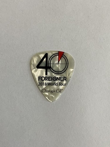 Tom Gimbel Foreigner 2018 World Tour Pearl Guitar Pick (B8) - Picture 2 of 2