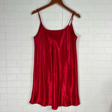Womens Red Slip dress No size see measurements