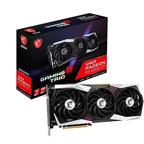 MSI Video Card Radeon RX 6900 XT GAMING X TRIO 16G PCI-Exp