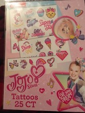 nickelodeon JOJO Siwa Temporary Tattos 25 CT