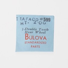 NOS Bulova 11AFACD Double Tooth Hour Wheel Watch Part 599 New Stock C4D14 