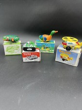 Vintage Wind Up Toy Set Of Four Works Great
