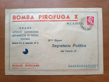 Fascismo - busta  bomba pirofuga X - Segr. fascio Castelgoffredo