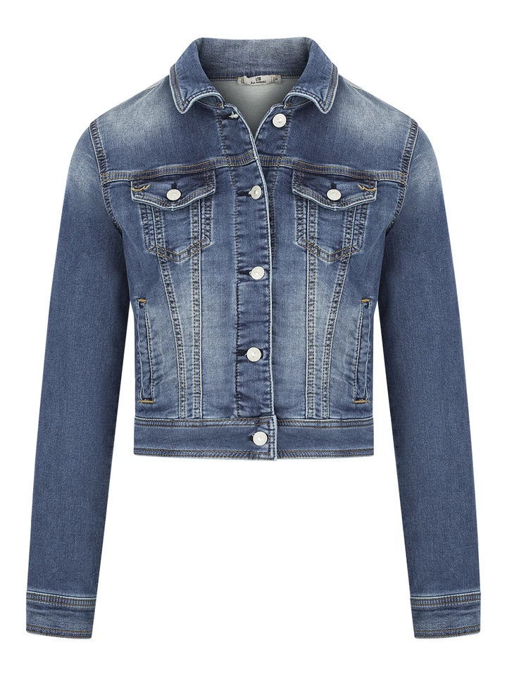 LTB Damen Jeansjacke Denim Jacket Destin - Slim Fit - Blau - Eternia Wash XS-XXL