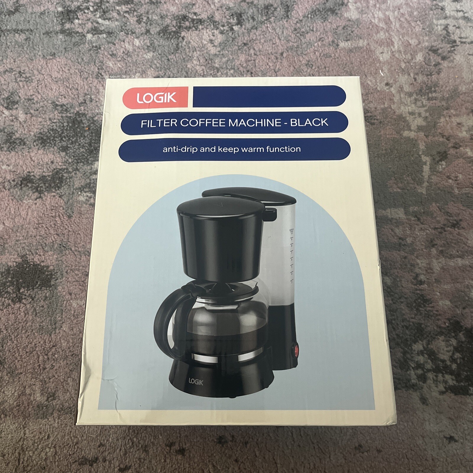Logik L10DCG21 Filter Coffee Machine, 1.5L Black for sale online eBay