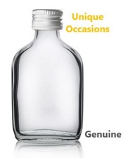 Miniature 50ml Glass Bottle Gin whisky Wedding Favour Zam Zam Flask Mini Gift 