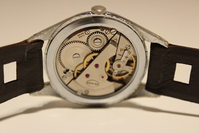 VINTAGE RARE NICE CLASSIC OVERSIZE 38MM MECHANICAL MEN'S