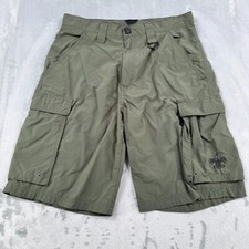 Boy Scouts of America Cargo Shorts Mens S Green Centennial Uniform Nylon