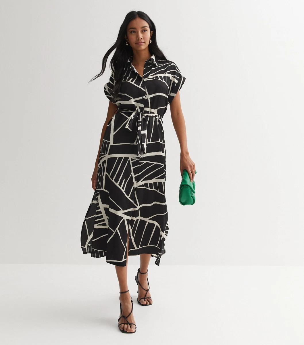 Black and smart store shirt dress