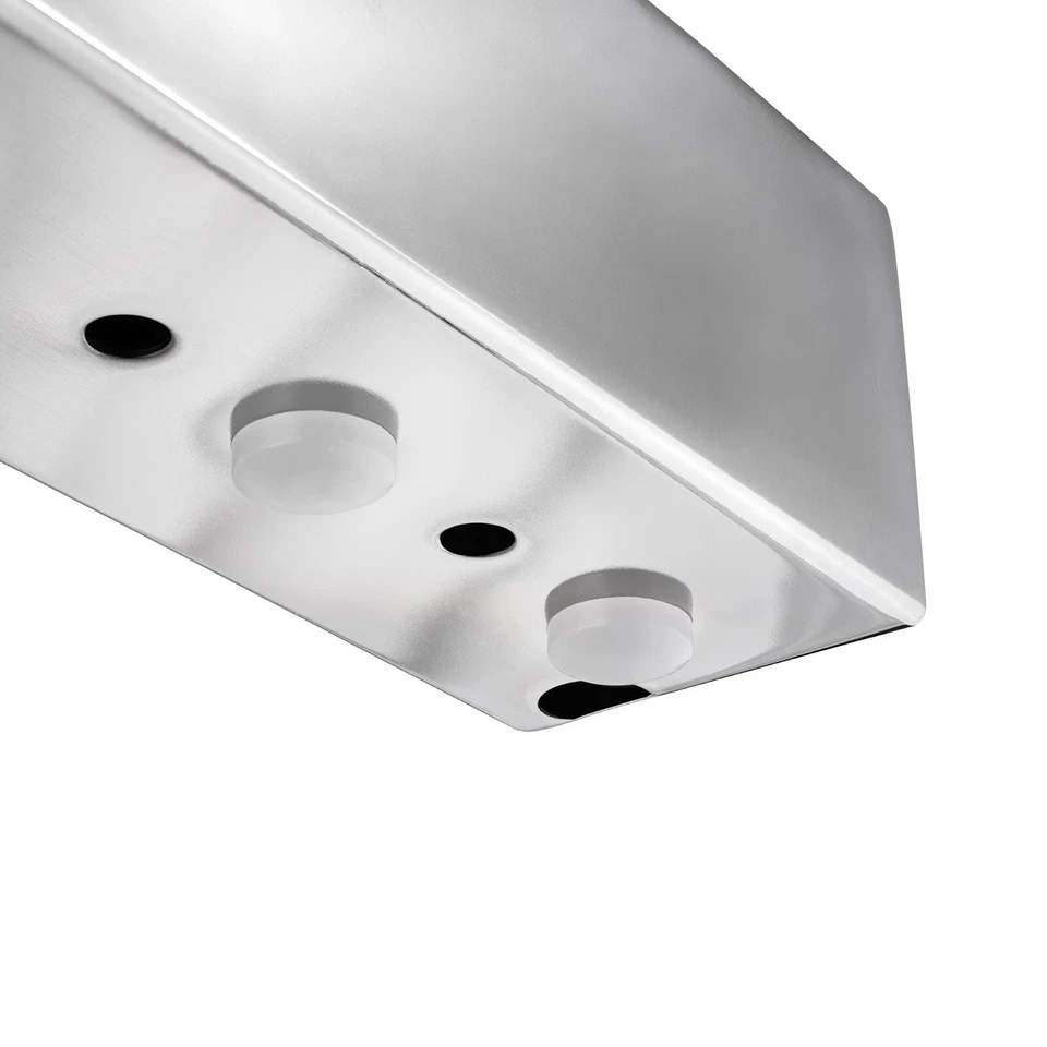 Möbelfuß eckig chrom poliert Tischbein eckig Fuß zum Anschrauben 150x150x50 mm - Bild 3 von 4