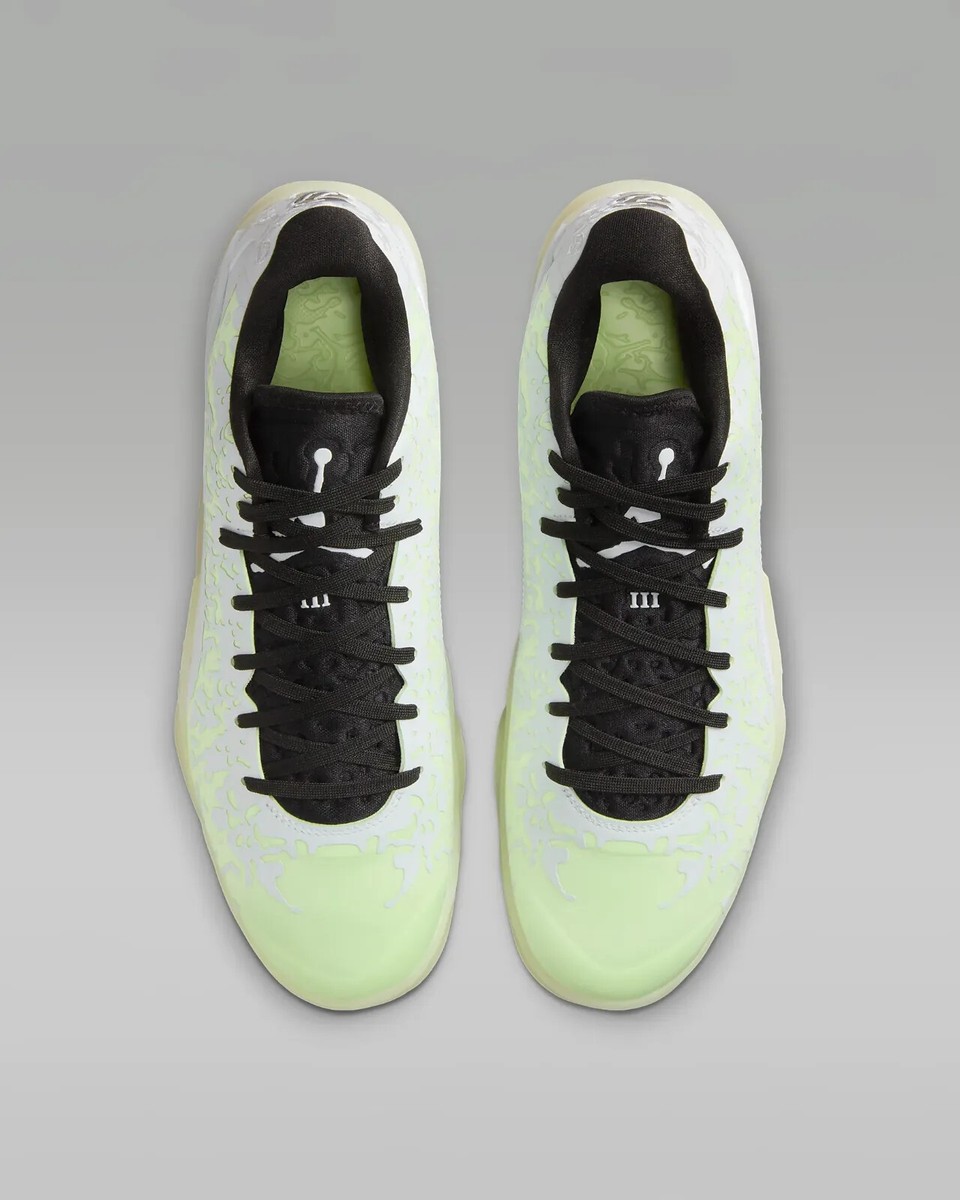 New Nike Jordan Zion 3 PF Basketball Shoes - White/ Barely Volt