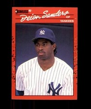 F2 Deion Sanders 1990 Donruss RC #427 New York Yankees