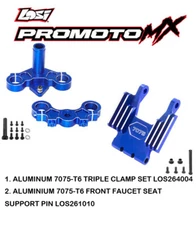 COMBO 7075 TRIPLE CLAMP SET FRONT FAUCET SEAT FOR LOSI 1/4 PROMOTO-MX DIRT BIKE