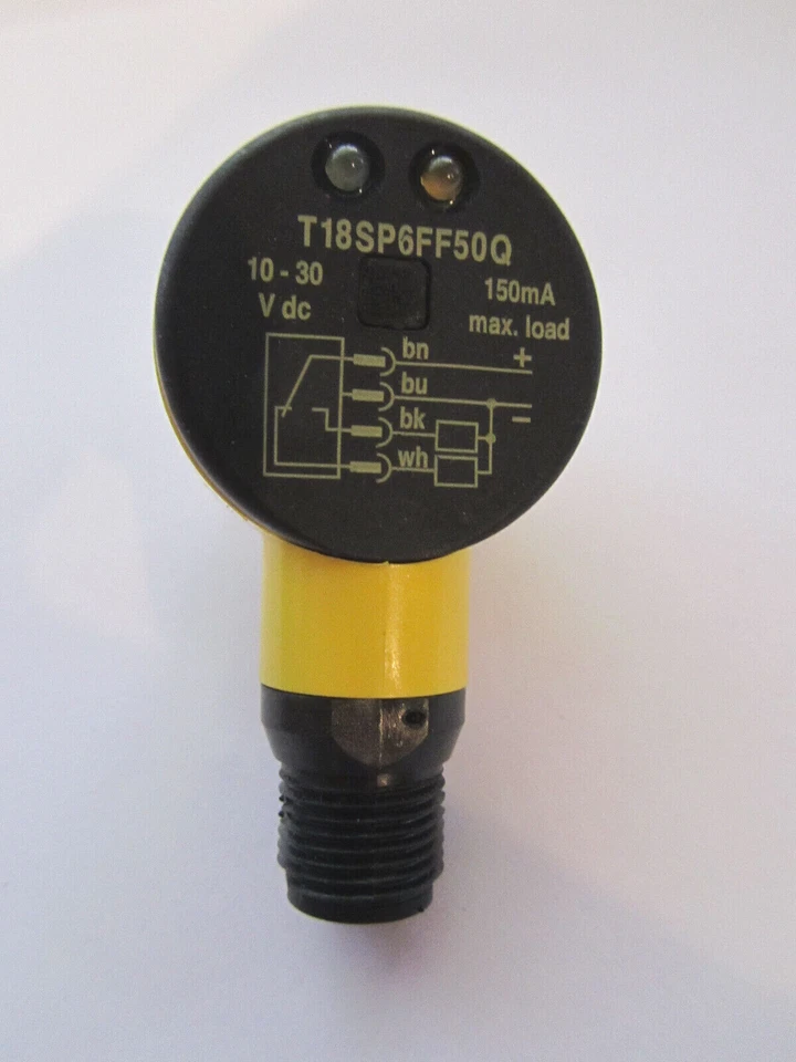 BANNER T18SP6FF50Q 33414 EZ-BEAM T18 SERIES SENSOR UNUSED - Image 4 of 4