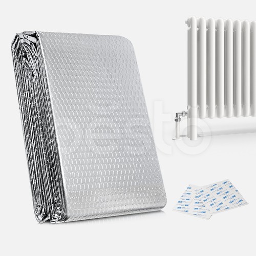 5mx60cm Radiator Reflector Insulation with 3m Sticky Pads Heat ...