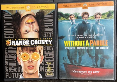 DVD Movie Bundle Of 2 Comedy! Jack Black Orange County & Without A Paddle!