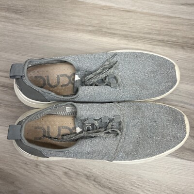 Hey Dude Shoes Mens 12 Relay Sox Gray Casual Comfort Lace Up  display picture 3