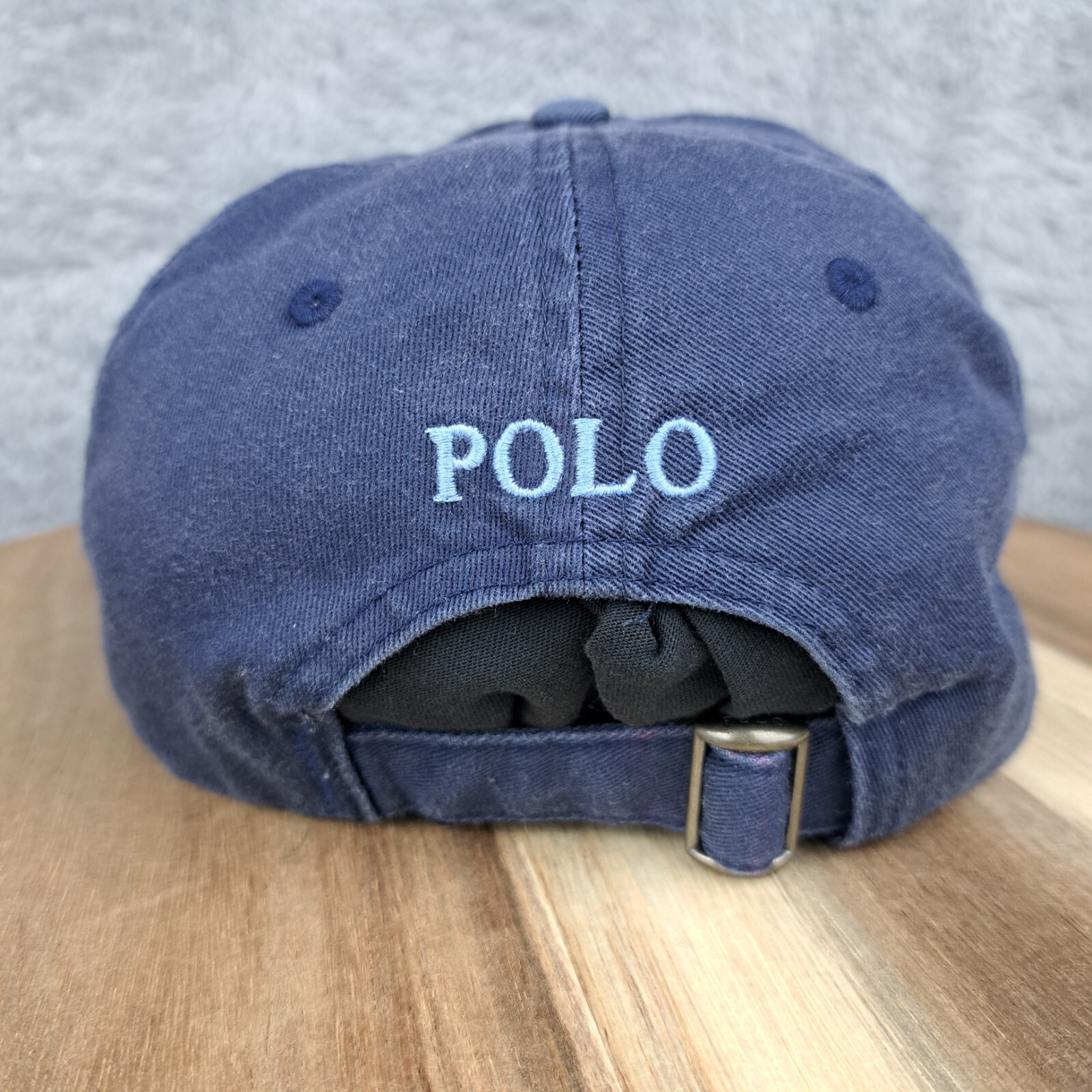 Ralph Lauren Polo Cappello Berretto Strap Back Blu Pony Baseball Uomo Casual Preppy