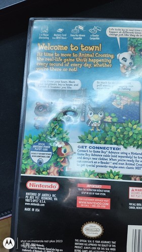 Animal Crossing (Nintendo GameCube, 2002) CIB /Black Label/All Inserts - Picture 5 of 7