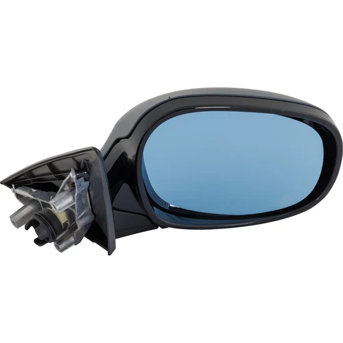 Fits 09-12 BMW 3 SERIES WAGON E91 POWER MIRROR PAINT TO MATCH GLOSS BLACK RH