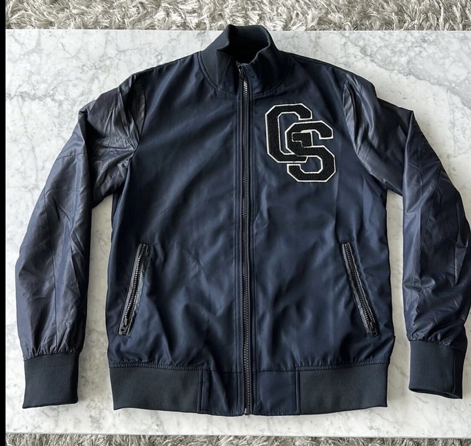 Chaqueta Universitaria Bombardero Azul Crudo G-Star Colección Rara New York NY Yankees MLB Foto 2 de 4