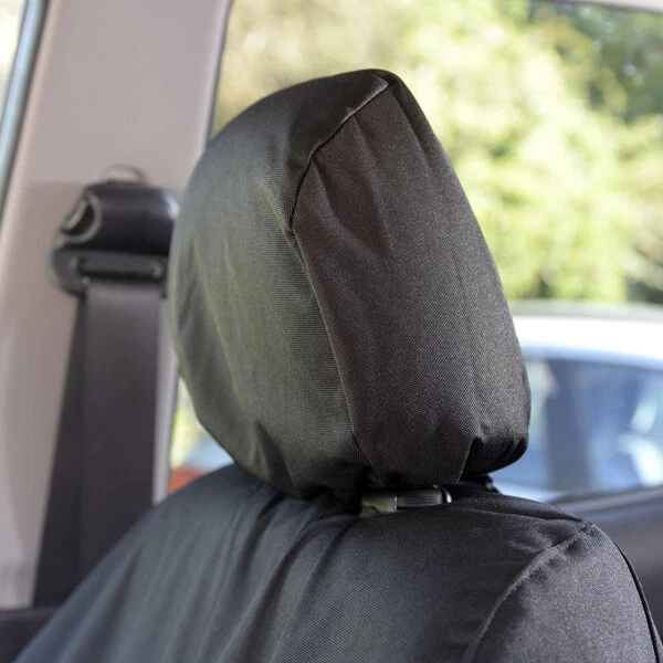 FUNDAS ASIENTO DELANTERAS MITSUBISHI L200 2015 A MEDIDA E IMPERMEABLES NEGRAS 151 Foto 3 de 4