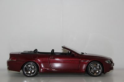 Kyosho BMW M6 E64 cabrio Indianapolis Red 80430417423 1:18 Dealer