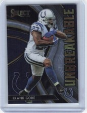 2020 Panini Select - Unbreakable #U23 Frank Gore