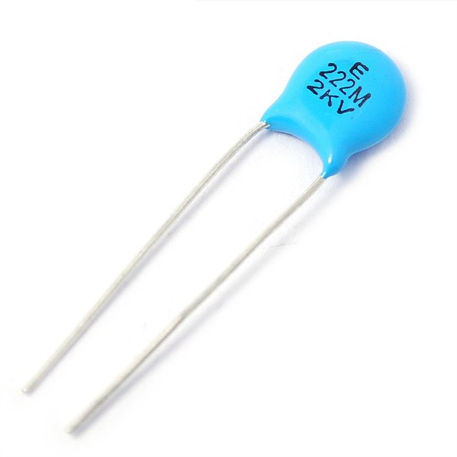 100pcs/lot High-voltage Ceramic Capacitor 222M 2KV/222 2200PF 2.2nF ...