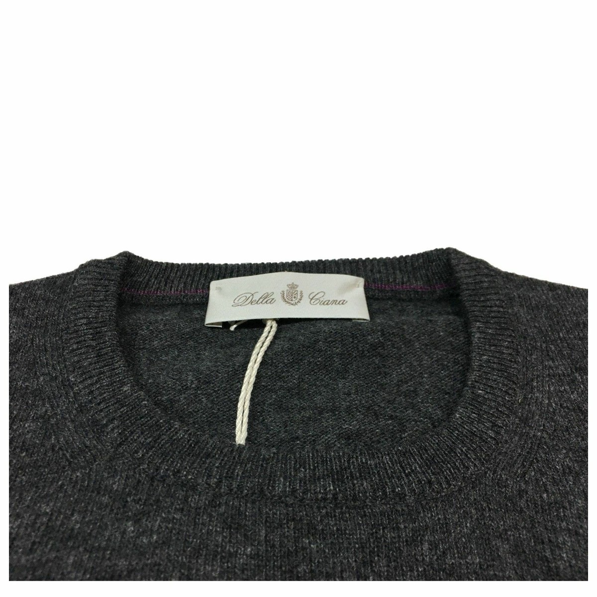 DELLA CIANA Men's Turtleneck 80% Wool 20% Cashmere 18022 MADE IN