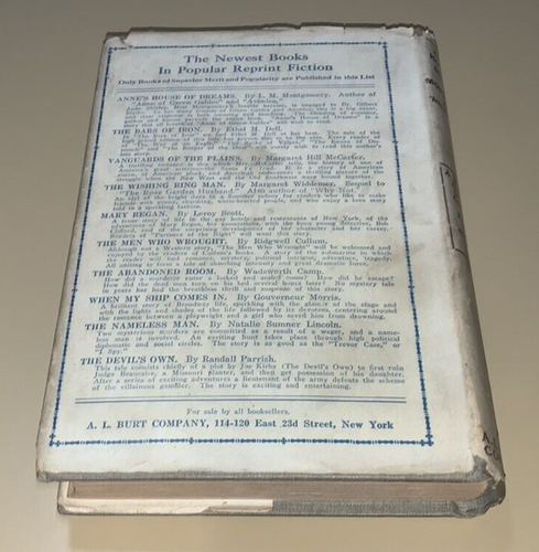 Anne's House of Dreams L.M. Montgomery 1st Edition 1920 Green Gables Dust Jacket - Picture 6 of 6