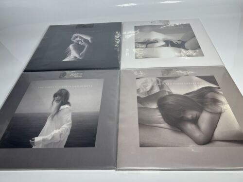 Taylor Swift Tortured Poets Dept Vinyl SET ALLE 4 Farbvarianten schwarzer Albatros - Bild 2 von 11