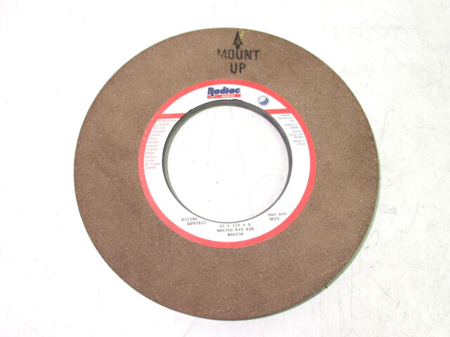 Radiac Grinding Wheel Chart