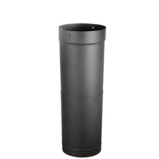 ALLFUEL HST Chimney Pipe 6"x18"Galvanized Steel Single Wall Telescoping Stove