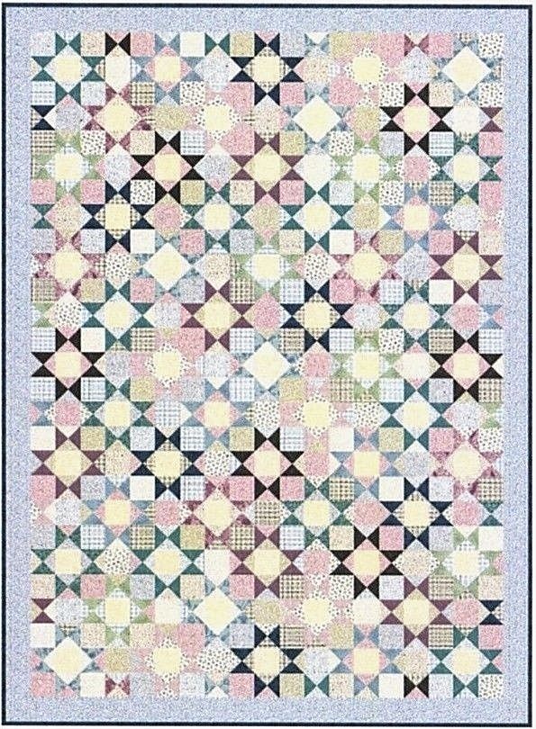 Sewing New Pieced Quilt Pattern Fireside Chat 87 X 87 Quilting