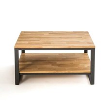 LA REDOUTE  Coffee Table, Hiba Square in Oak/Steel