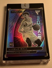 LaMelo Ball ENCASED TITAN SILVER PRIZM Rookie Card